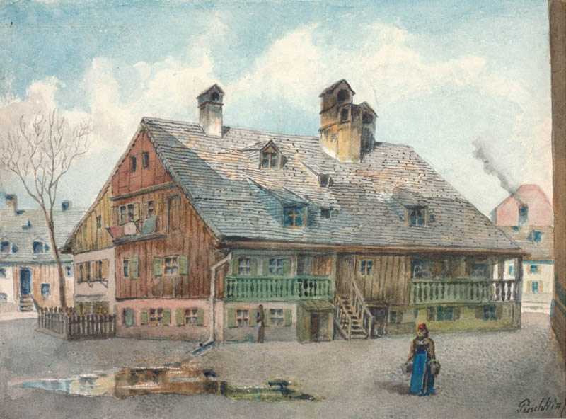 An der Krämerstraße in der Vorstadt Au