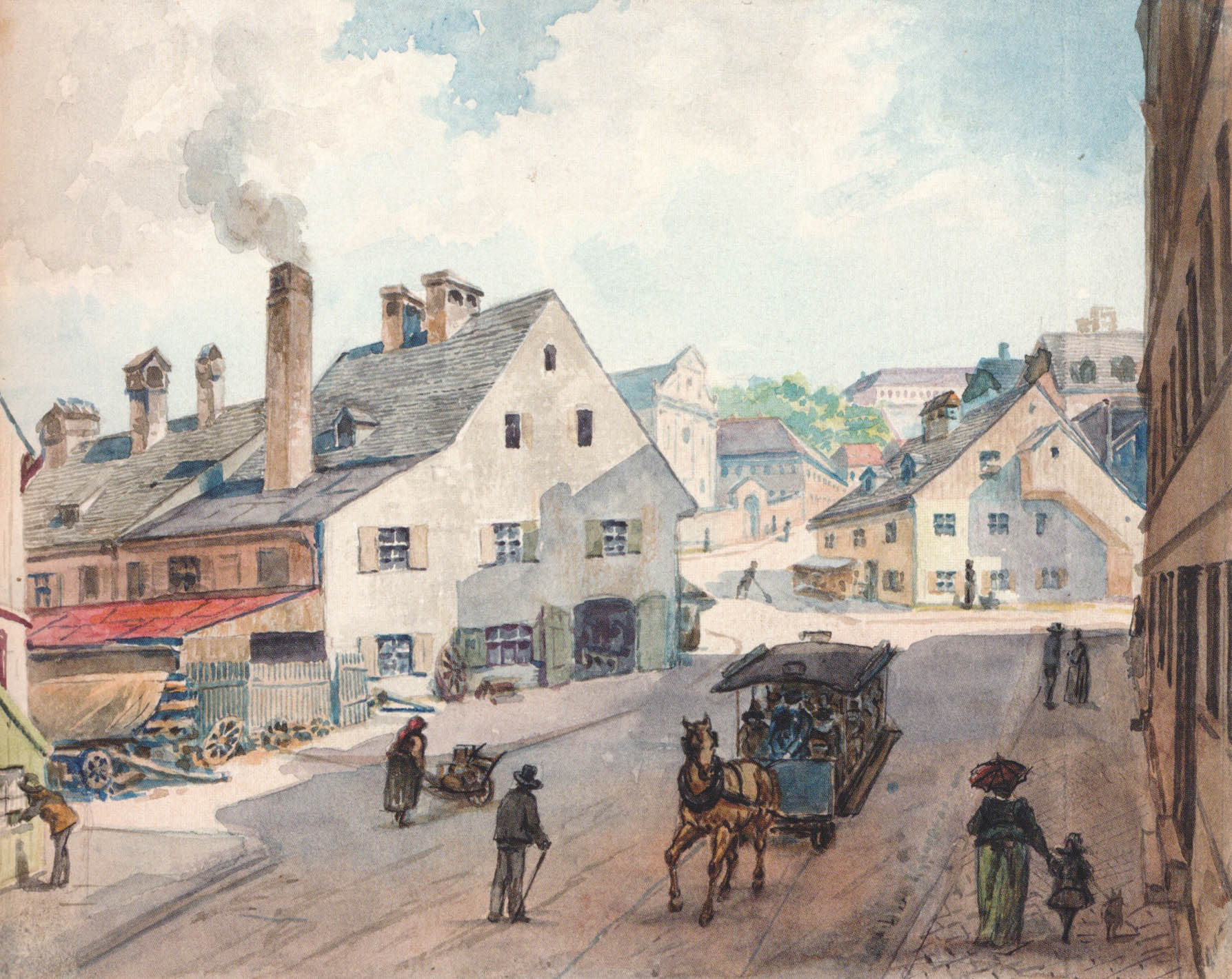 An der Ohlmüllerstraße in der Vorstadt Au