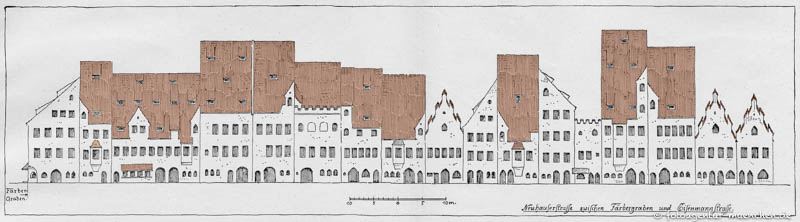 Neuhauserstraße zwischen Färbergraben und Eisenmannstraße