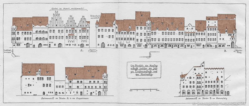 Kaufingerstraße zwischen Liebfrauenstraße und Marienplatz