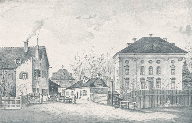 Die Rosenbuschstraße mit Paradiesgarten