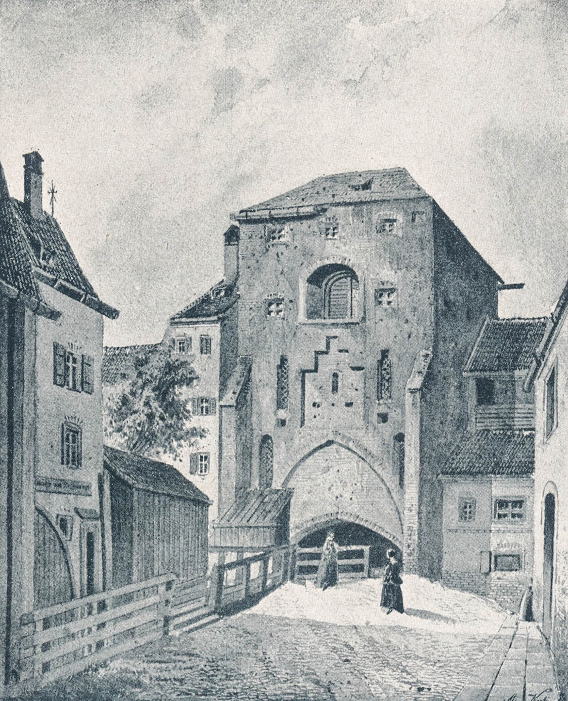 Der Heuturm oberhalb des Angerbaches