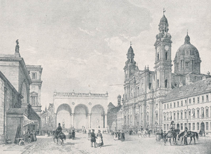 Der Platz vor der Feldherrnhalle