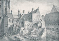 Resch Josef - Wieskapelle während des Abbruches