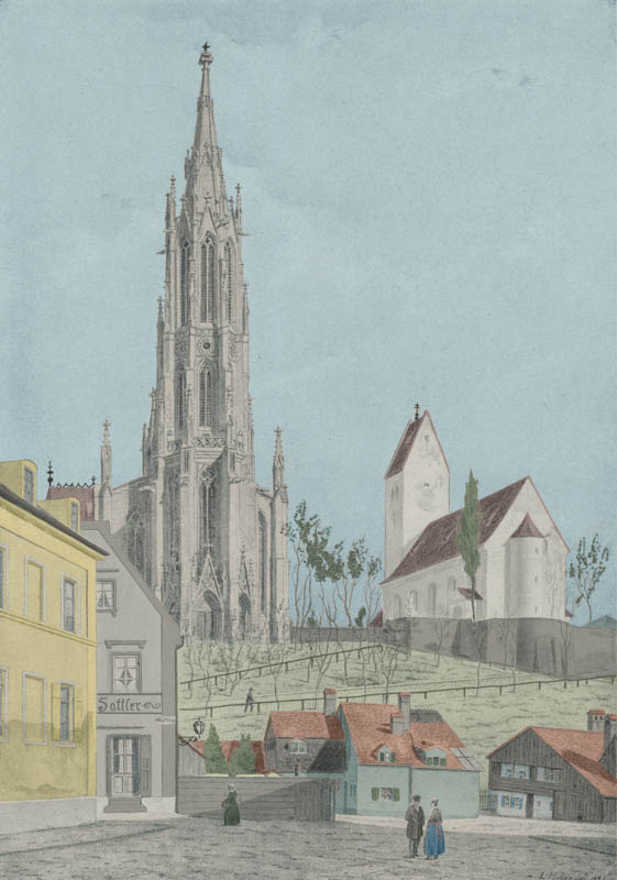 Alte und neue Giesinger Kirche