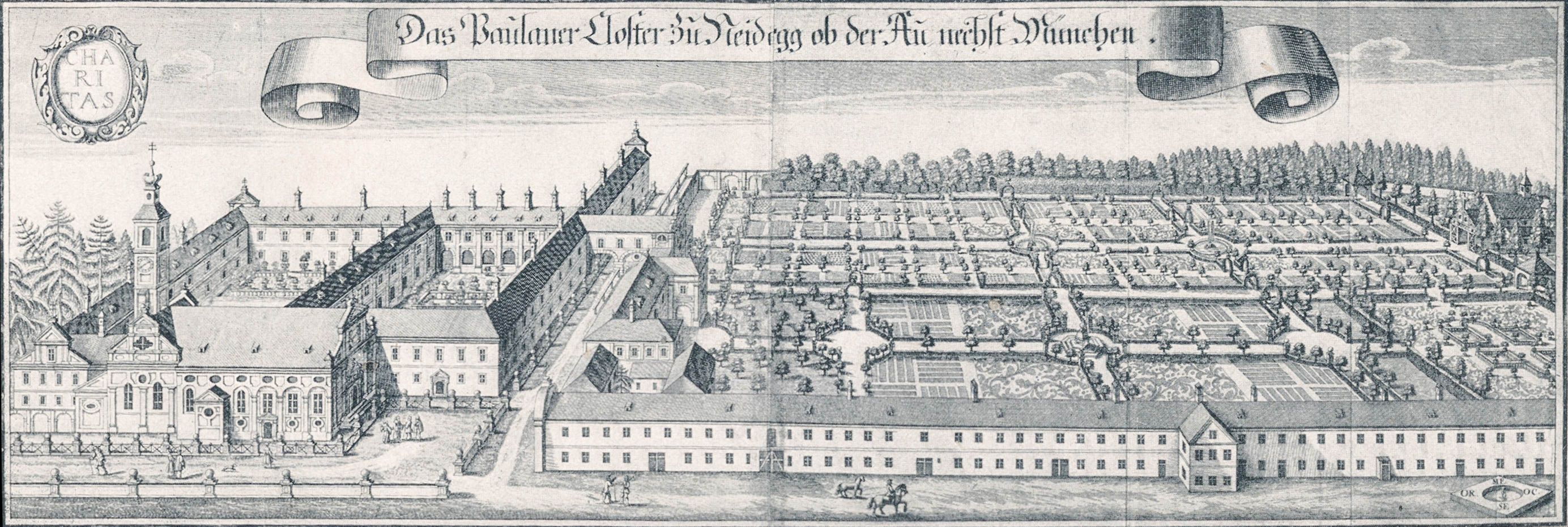 Das Paulanerkloster zu Neidegg ob der Au nächst München