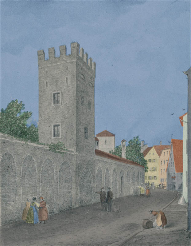 Das Teckentor (Westenriederstraße) abgebrochen 1866