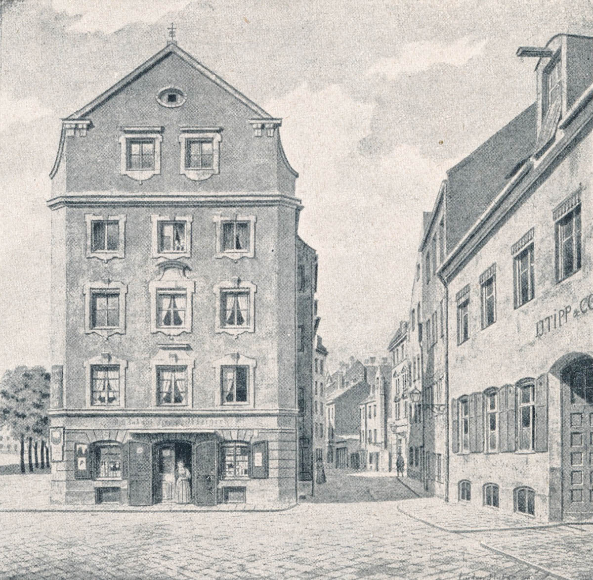 Der „Gänsbühl“ am Anger 1898