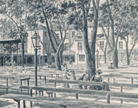 Der kleine Rosengarten (Sonnenstraße) 1895