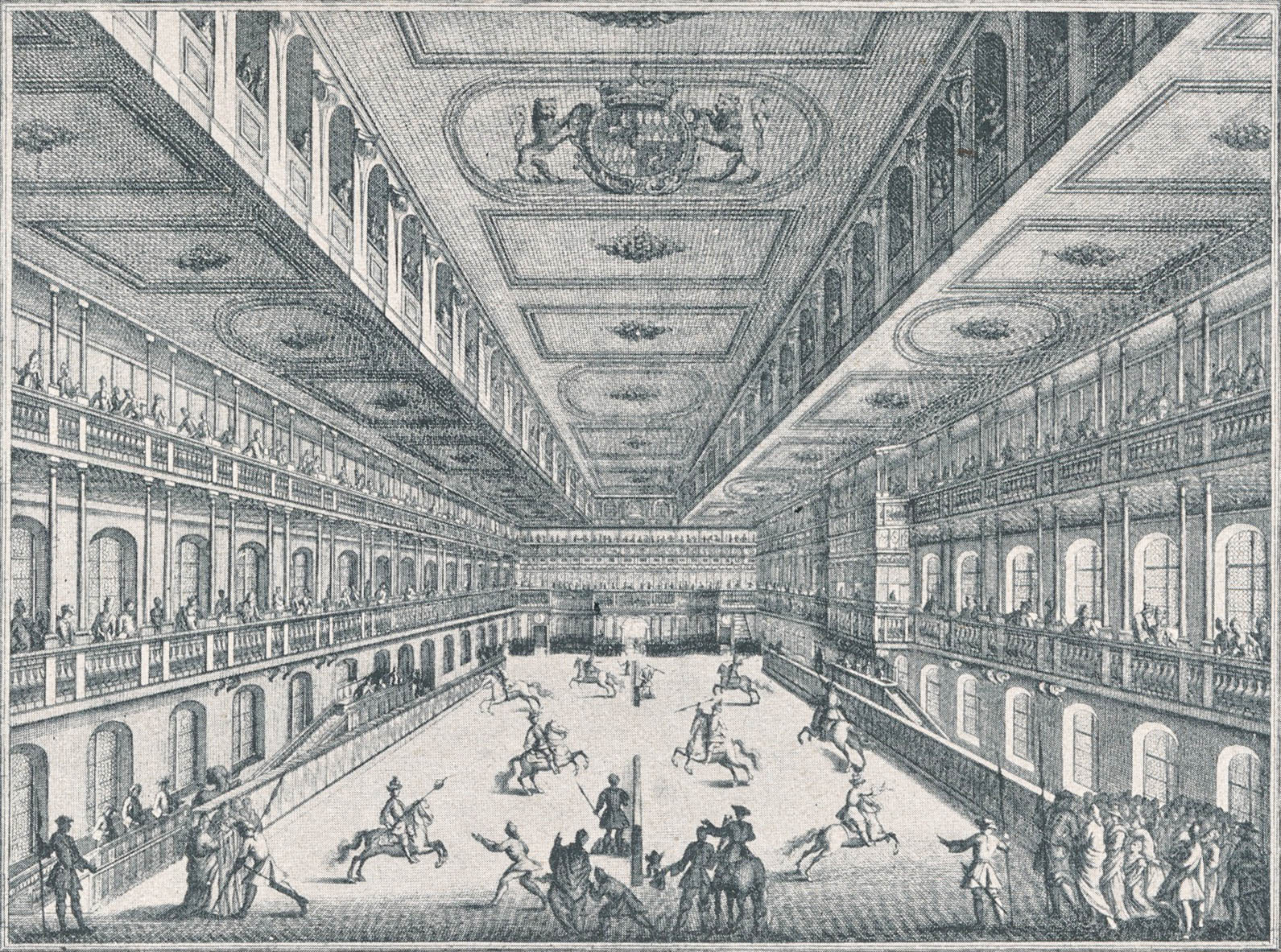 Das „Tournier-Haus“ an Stelle des heutigen Hofgartenbazars