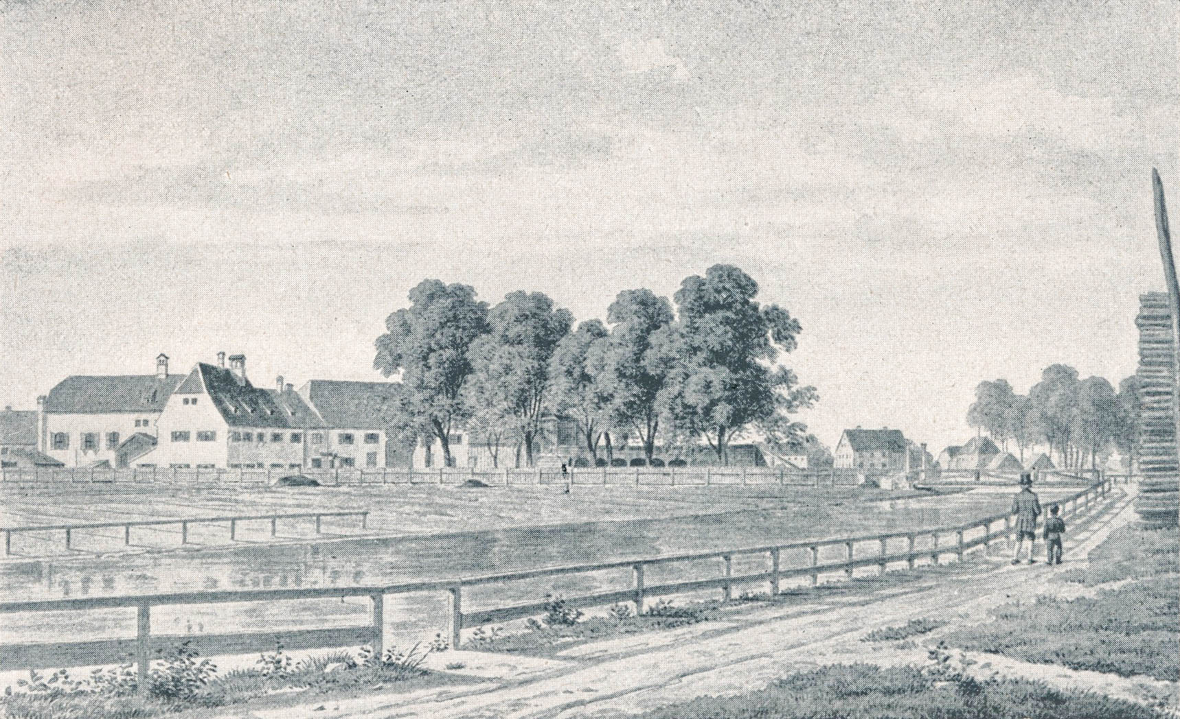 Der Pechgarten jetzt Körnergarten, Körnerstraße