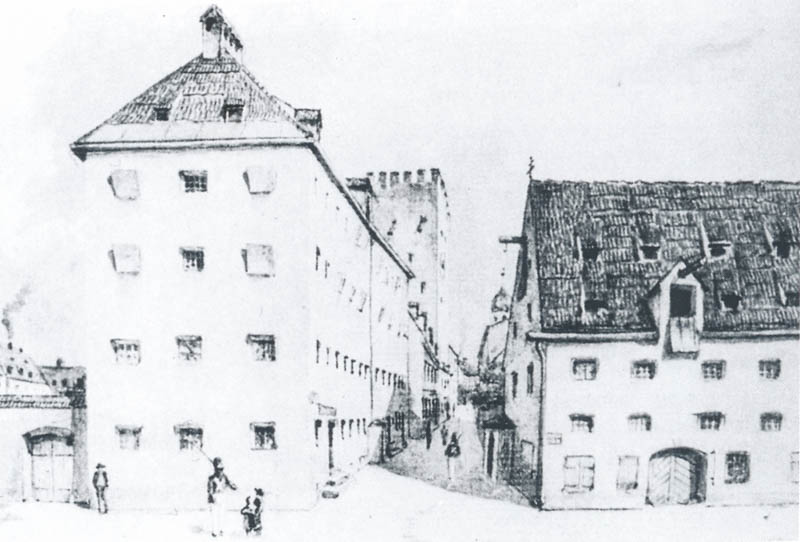 Kreuzkaserne und Militär-Provianthaus