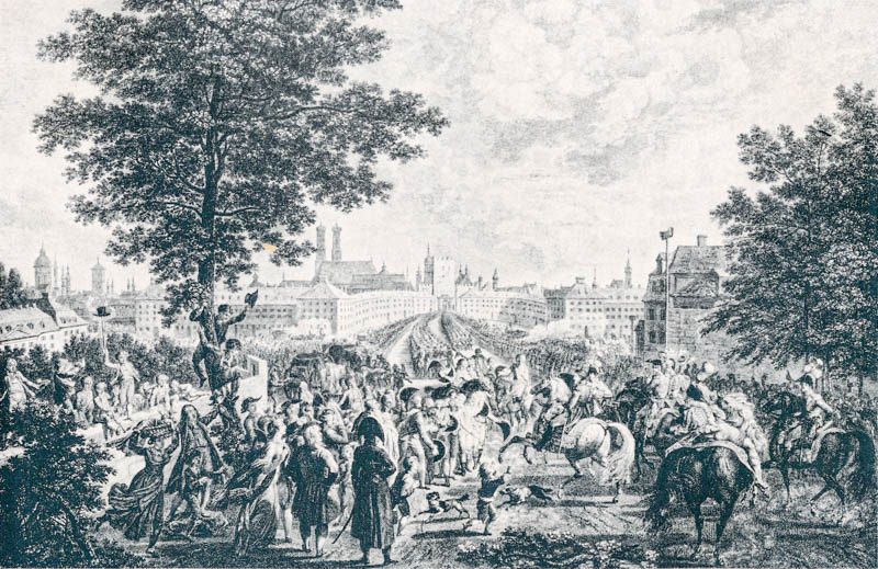 Einzug Kaiser napoleons !. in München