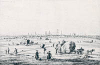 Kobell Wilhelm von – Blick auf München von Norden