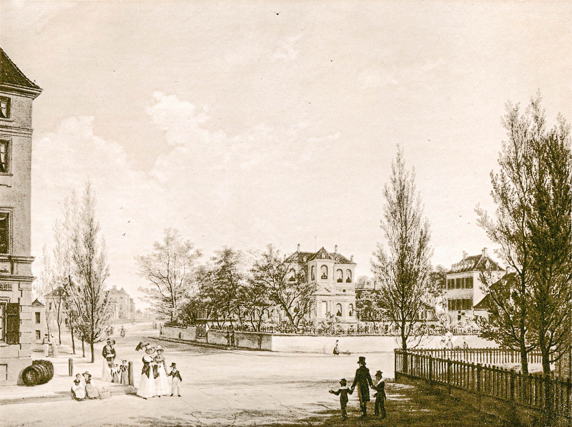 Vor dem Schwabingertore in München