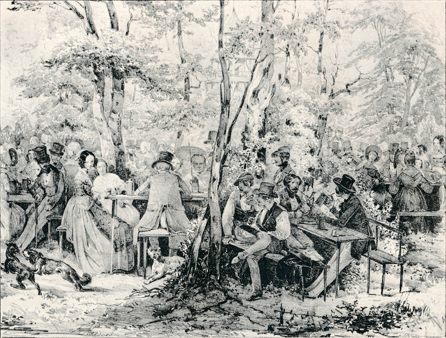 Sonntag-Nachmittag am Chinesischen Turm