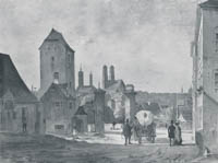 Eibner Friedrich – Das Auer Tor und das Brtunnhaus am Isarberg