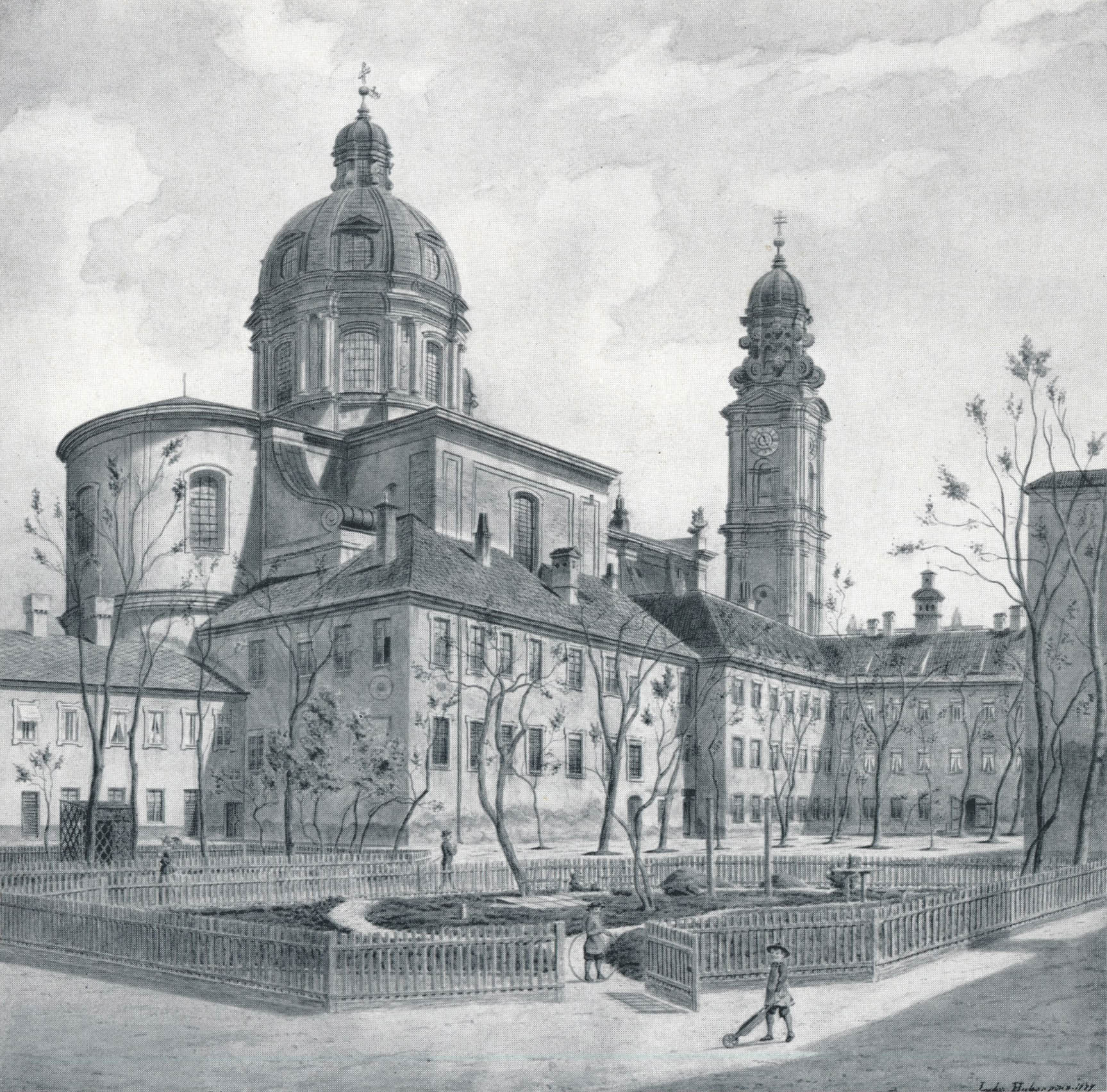 Hof des Theatinerklosters