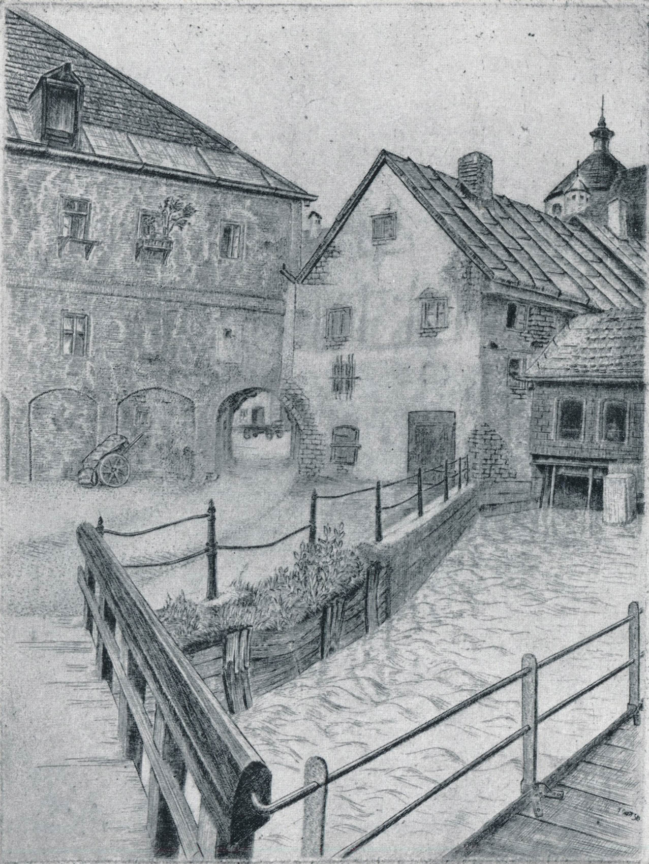 Das Waginger Eck am Auer Mühlbach