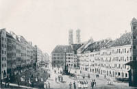 Fries G. – Der Marienplatz im Jahre 1828