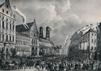 Kraus Gustav – Feierlicher Empfang König Ludwigs I. bei seiner Rückkehr aus Griechenland am 14.