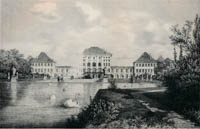 Lebschée Carl August – Schloß Nymphenburg bei München, Parkseite