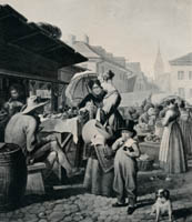 Weller Theodor – Auf dem Viktualienmarkt