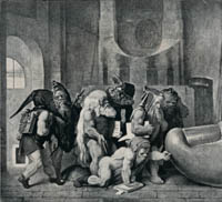 Schwind Moritz von – Gnomen vor der Zehe der Bavaria