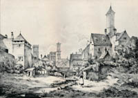 Kirchner Emil – An der Stadtmauer