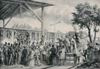 Kraus Anton - Ankunft der ersten gefangenen Franzosen