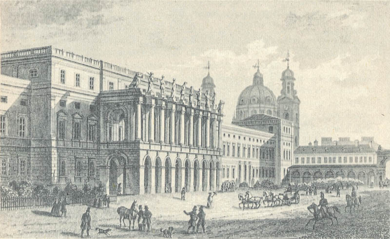 Residenz gegen den Hofgarten