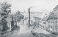 Seidel August – Partie an der südlichen Baderstraße