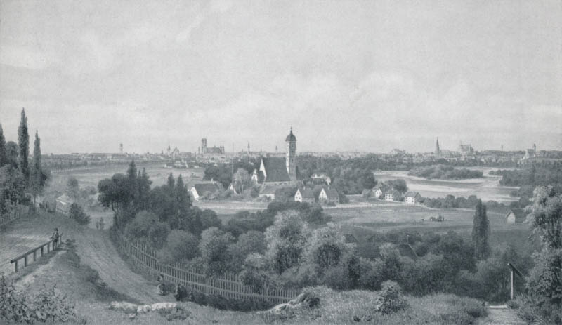 Blick auf Thalkirchen und München