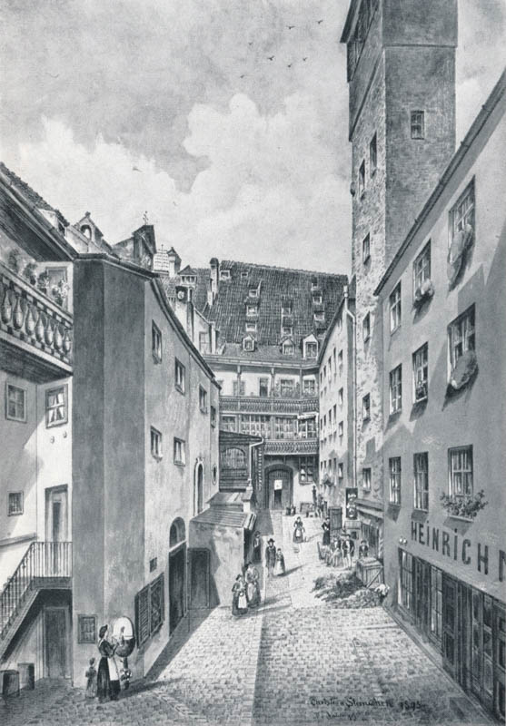 Hof des ehemaligen Pötschnerhauses