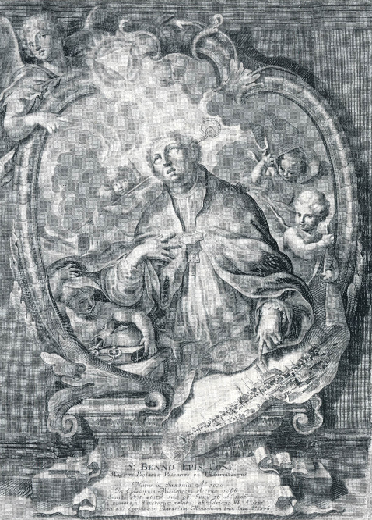 Der Münchner Stadtpatron Sankt Benno