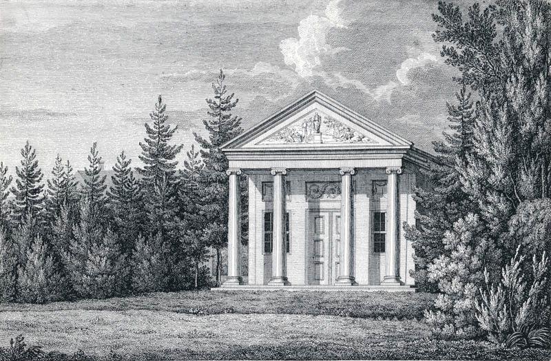 Ein Sommerhaus am englischen Garten