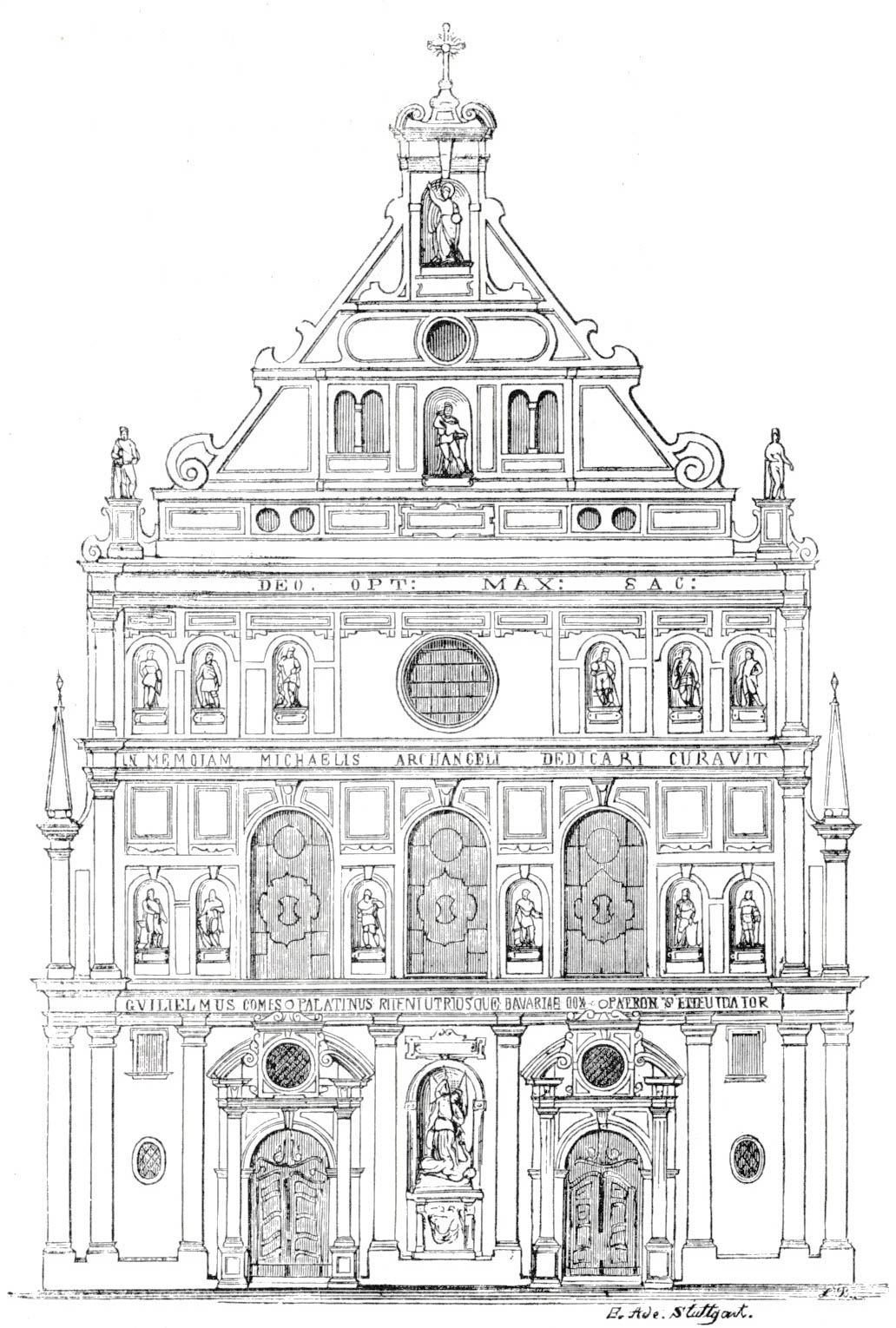 St. Michael-Hofkirche. Grundriss