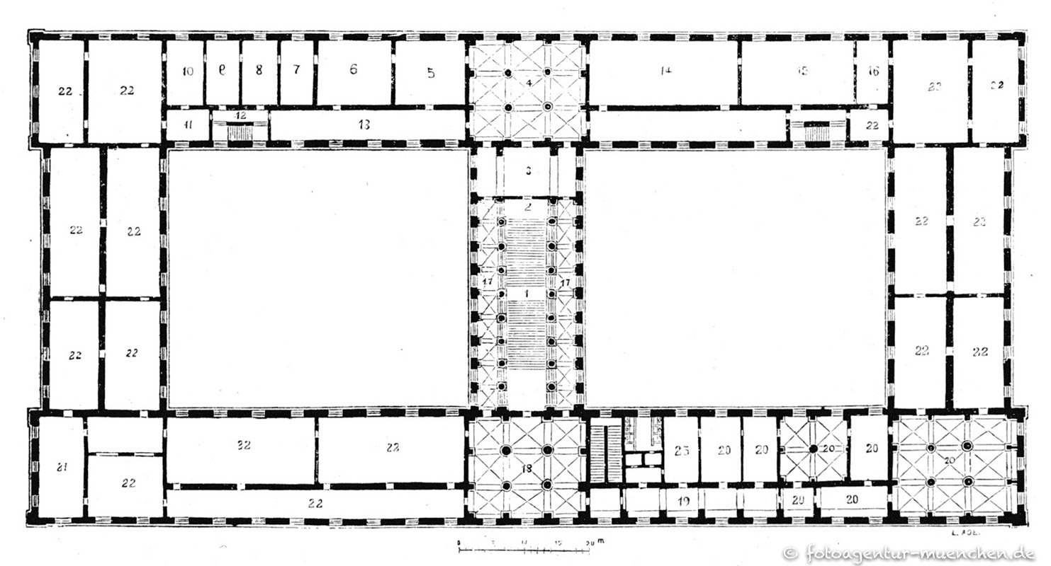 Bayerische Staatsbibliothek – Ludwigstraße  – Gärtner Friedrich von