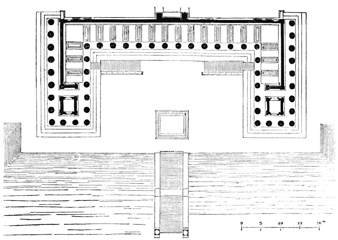 Die bayerische Ruhmeshalle mit der Bavaria