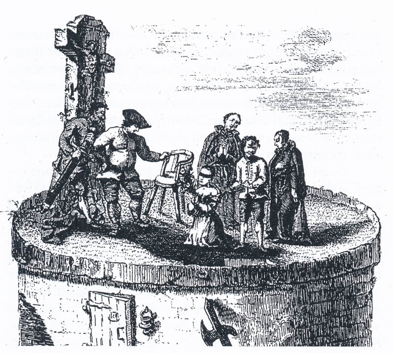 Hinrichtung einer Kindsmörderin Agathe Laimer