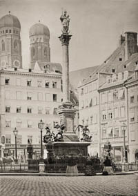  – Die Mariensäule in den 1870er Jahren