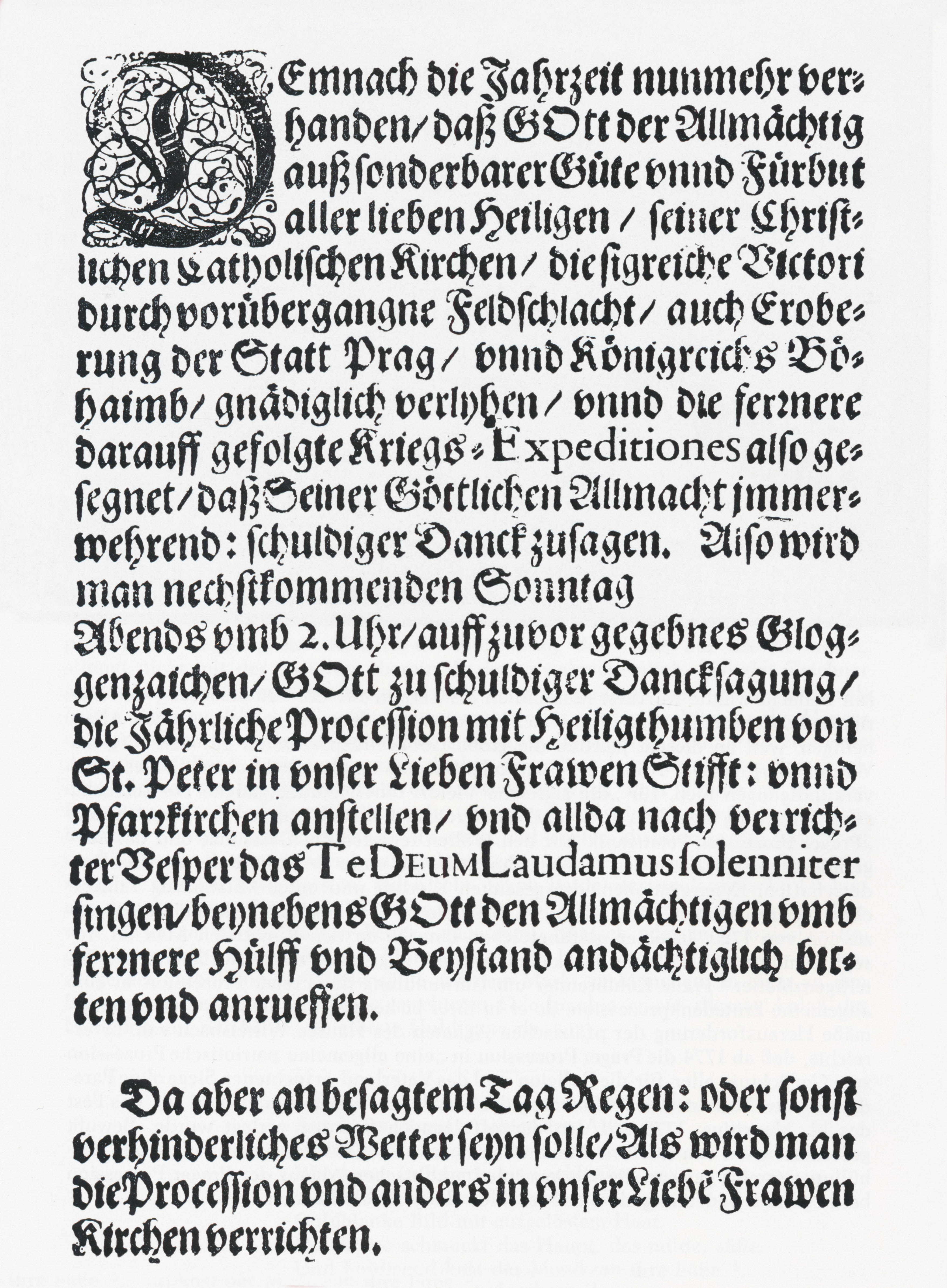 Aufruf zur „Prager Prozession“