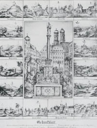  – Gedenkblatt zur Enthüllung nach der Renovierung von 1855