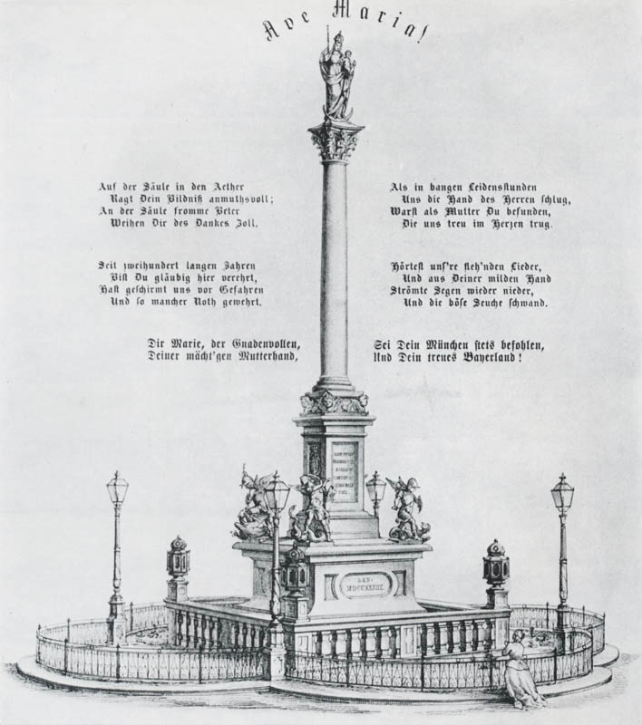 Andachtsbild - Mariensäule