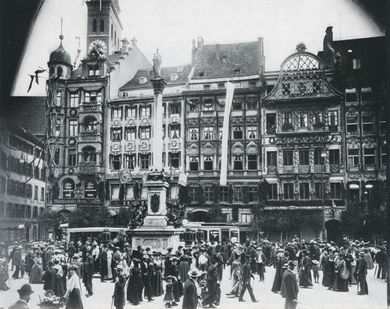 Die Mariensäule im Fronleichnamsschuck