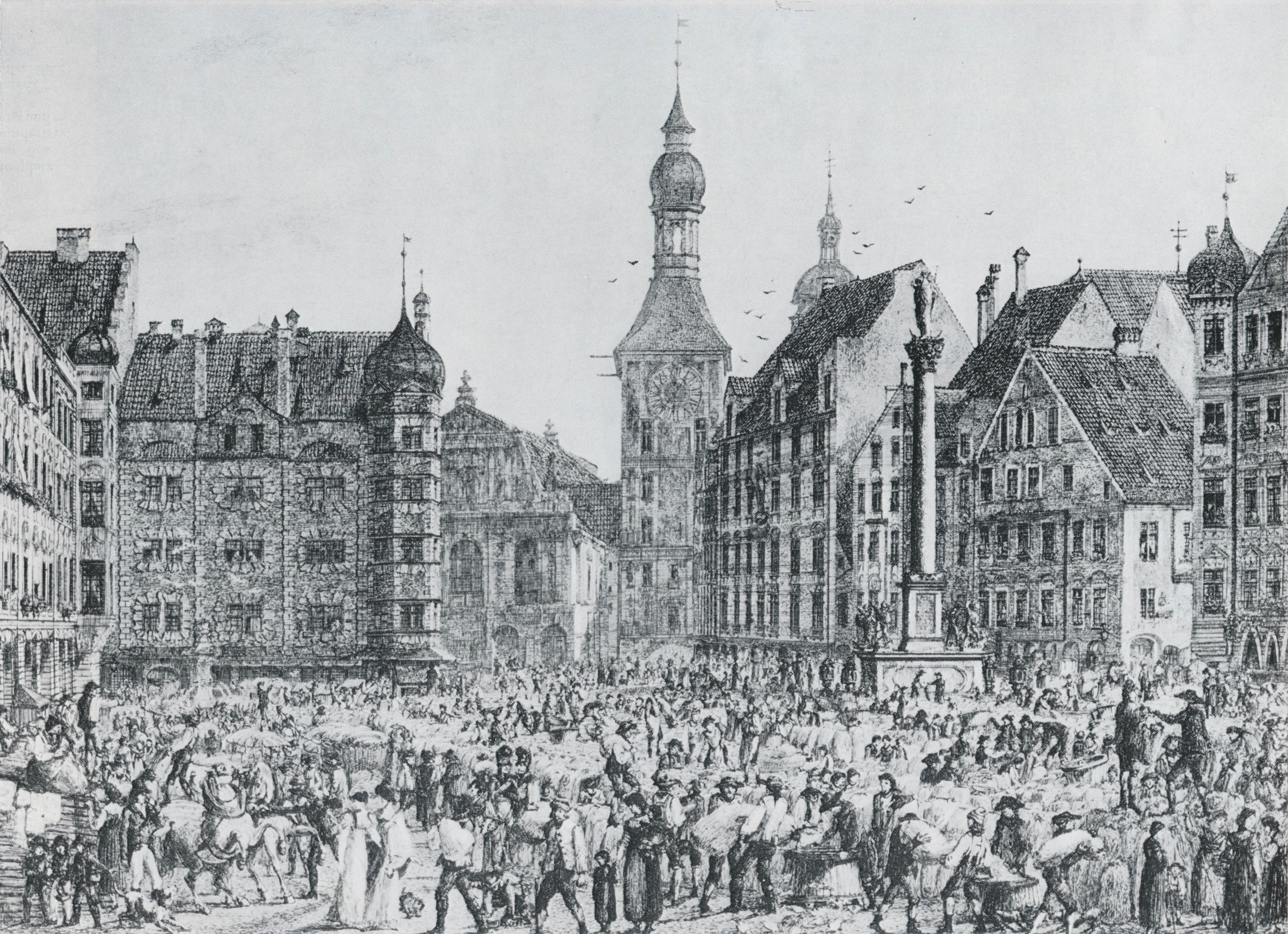 Hochbetrieb auf der Schranne