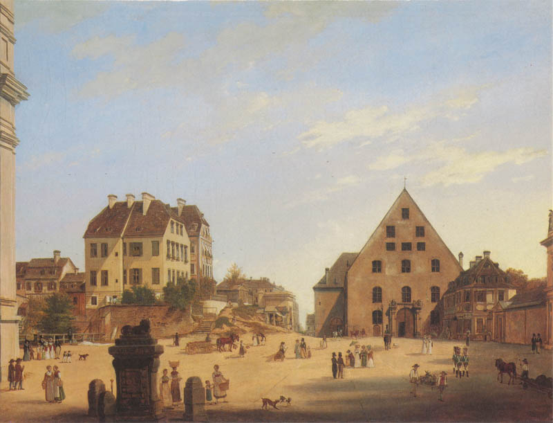 Der Platz vor dem Schwabinger Tor