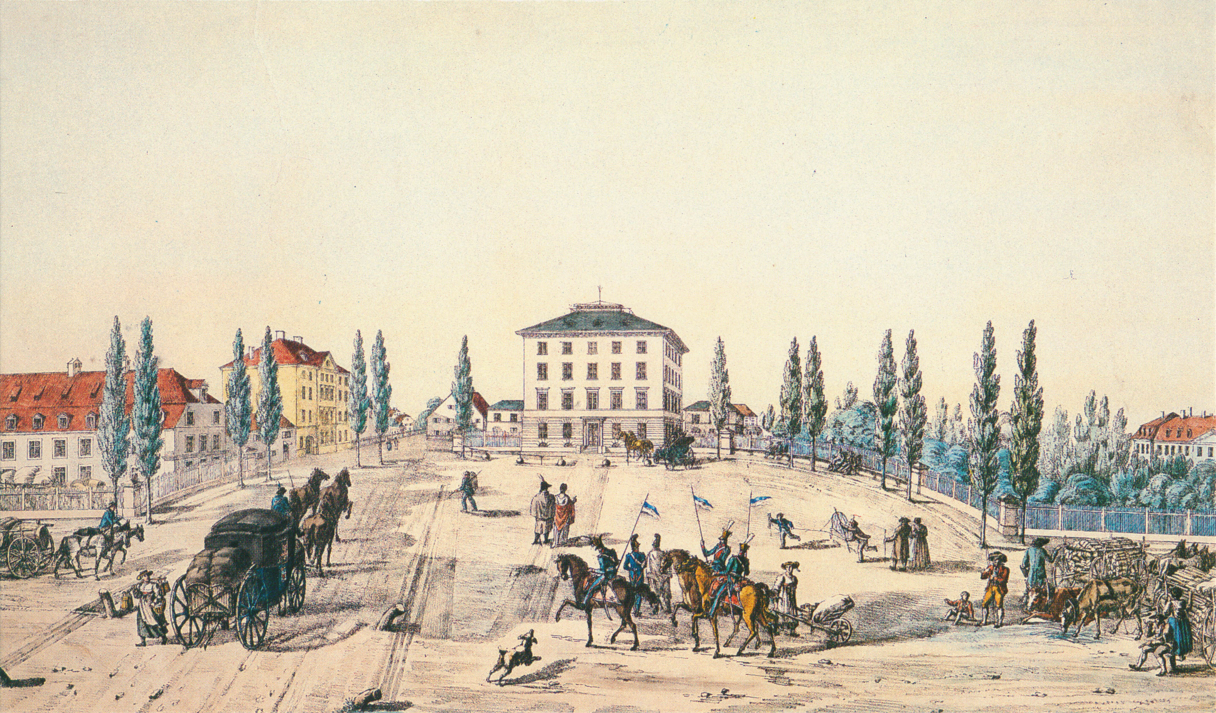 Karlsplatz um  1810