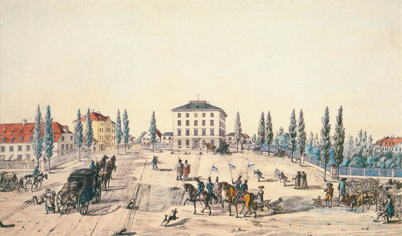 Karlsplatz um  1810