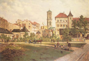 Ruppert Otto von – Partie an der Stadtmauer